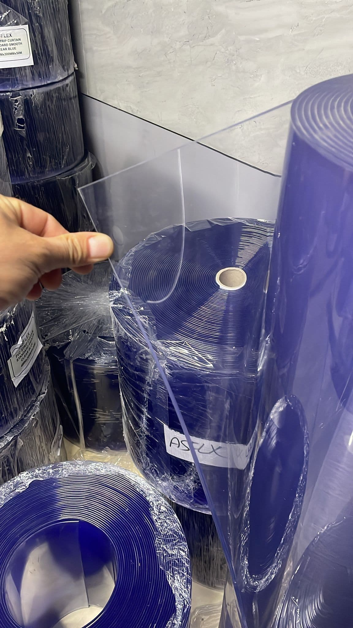 PVC KAPILIK DİLİM ŞEFFAF (MİKA)